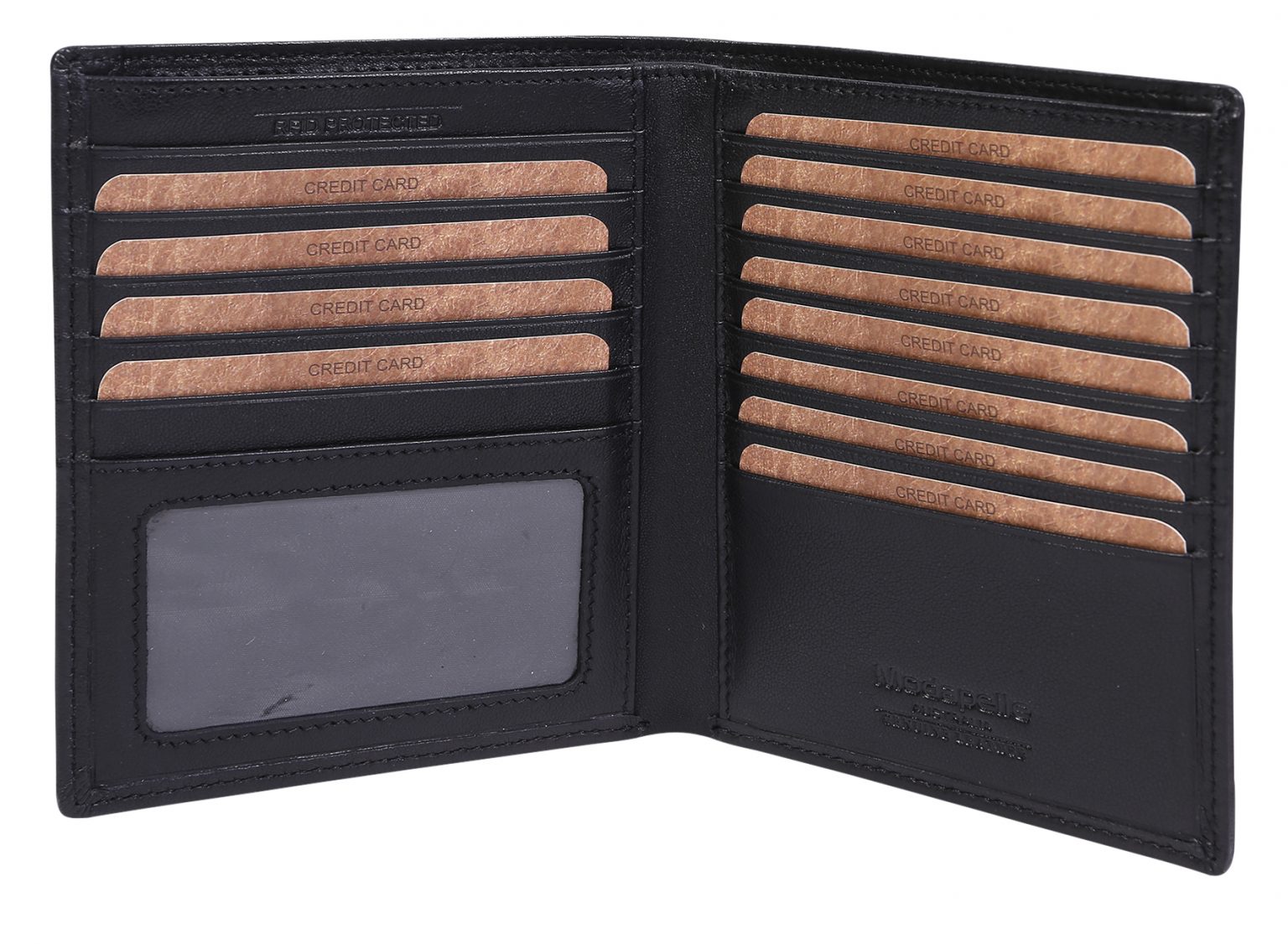 Mens Nappa Leather Wallet 5020 Black - Modapelle Direct