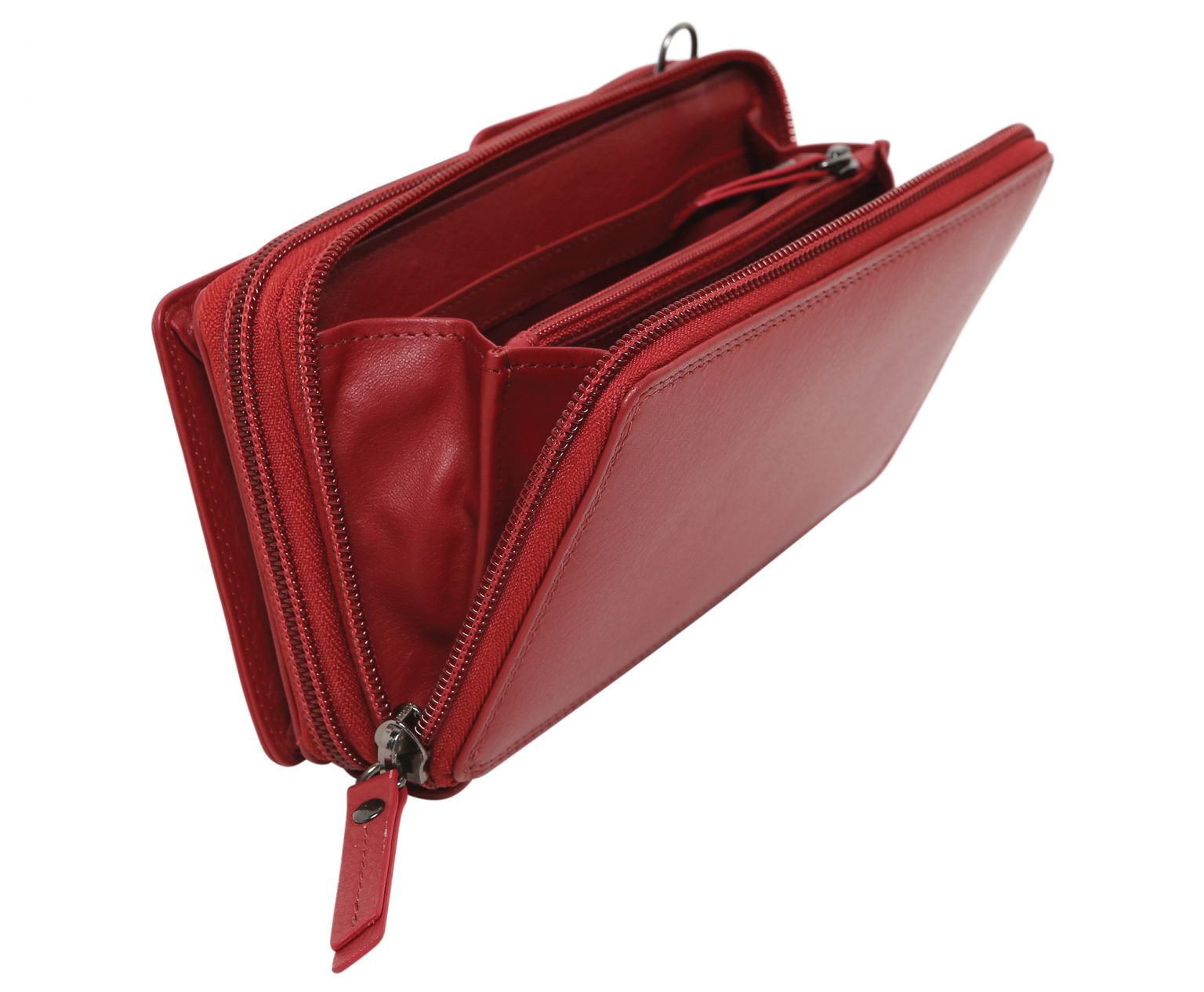 Leather Wallet 7330 Red - Modapelle Direct